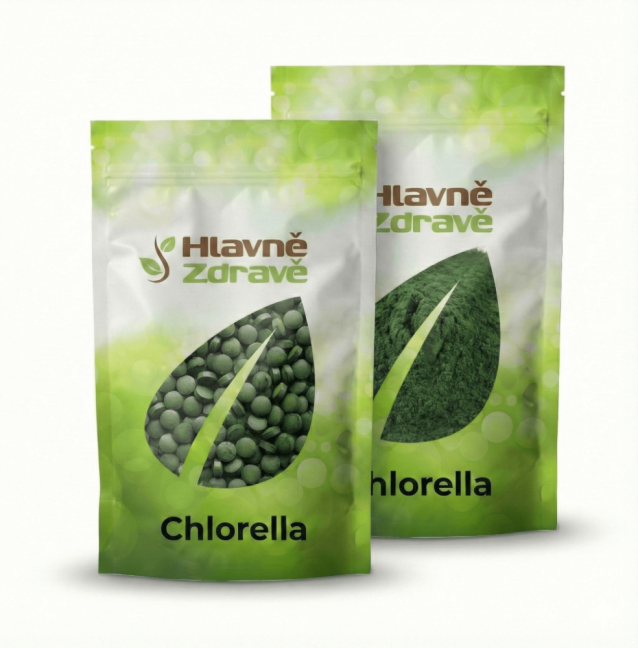 Chlorella - Velikost balení: Spirulina 250g + chlorella 250g | prášek