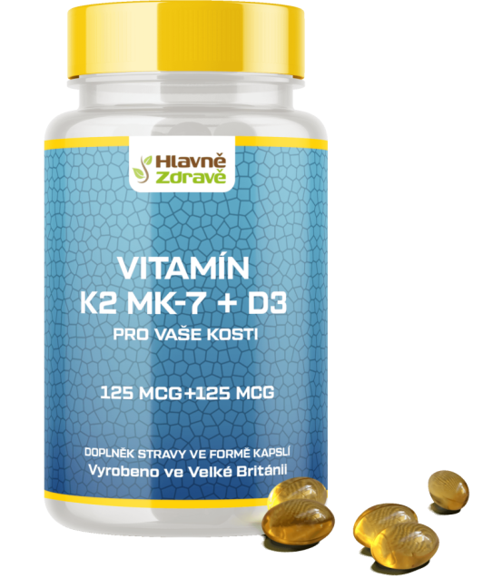 Vitamín K2 125mcg + D3 5000IU