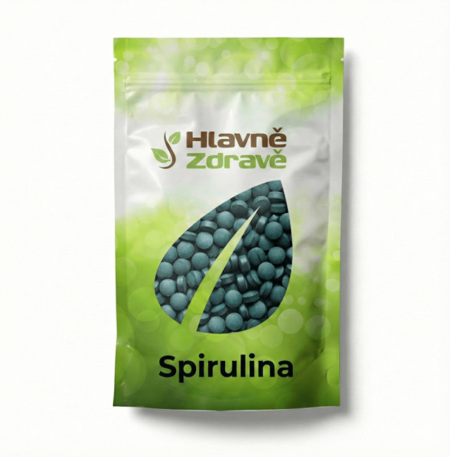 Spirulina - Velikost balení: 250g | 1000 tablet